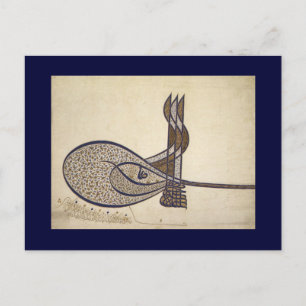 Carte Postale Tughra de Suleiman
