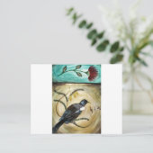 Carte Postale Tui et fleurs (Debout devant)