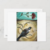 Carte Postale Tui et fleurs (Devant / Derrière)