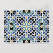 Carte Postale Tuile mauresque (Devant)