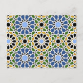 Carte Postale Tuile mauresque (Devant)