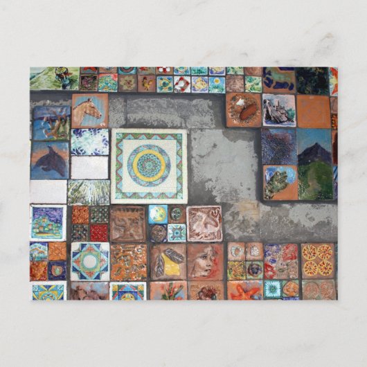 Carte Postale tuile terre (Devant)