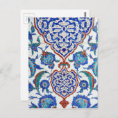 Carte Postale Tuiles turques Vintages (Devant / Derrière)