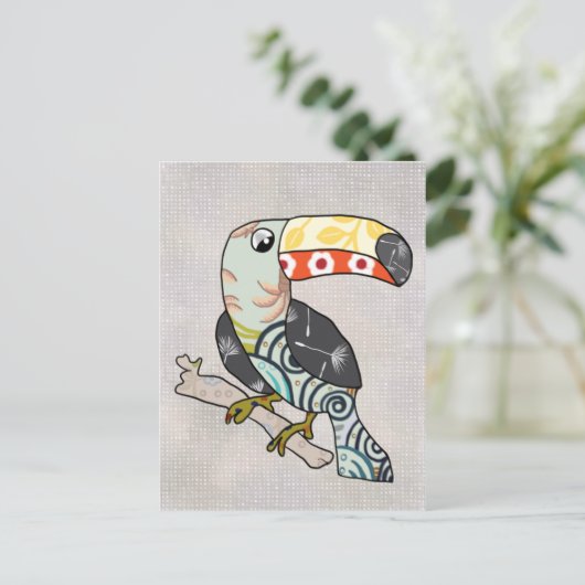 Carte Postale Tukan (Debout devant)