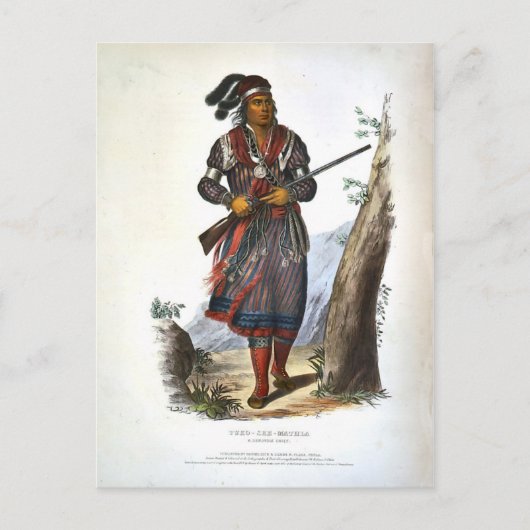 Carte Postale Tuko-See Mathla A Seminole Chief (Devant)