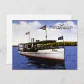 Carte Postale "Tula" Wisconsin Transportation Co. (Devant / Derrière)
