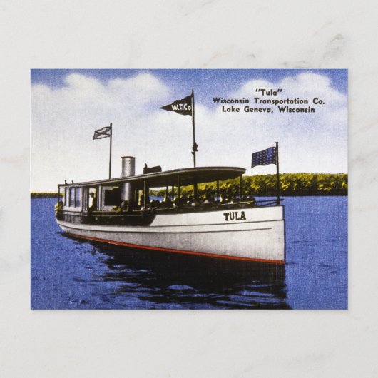 Carte Postale "Tula" Wisconsin Transportation Co. (Devant)