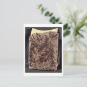 Carte Postale Tulip design printing block, 1875 (Debout devant)