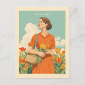 Carte Postale Tulip Dreams en Hollande (Devant)