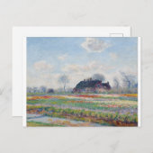 Carte Postale Tulip Fields at Sassenheim par Claude Monet (Devant / Derrière)