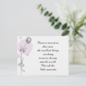 Carte Postale Tulip Fleur Merci (Debout devant)