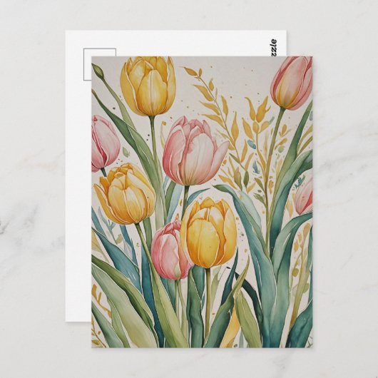 Carte Postale Tulip Reverie (Devant / Derrière)
