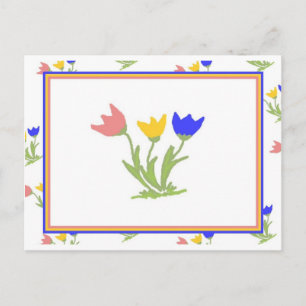 Carte Postale Tulip-Trio