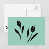 Carte Postale Tulipe (Devant / Derrière)