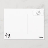 Carte Postale Tulipe (Dos)