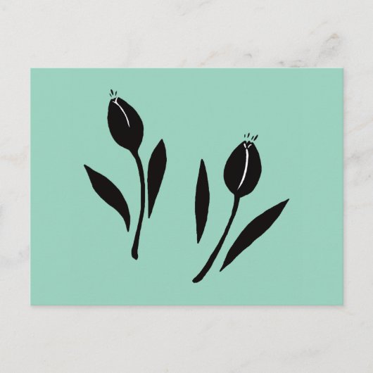 Carte Postale Tulipe (Devant)