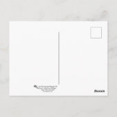 Carte postale Tulipe rose printemps (Dos)