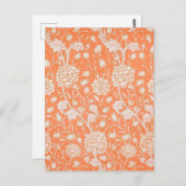 Carte Postale Tulipe sauvage | William Morris | (Devant / Derrière)