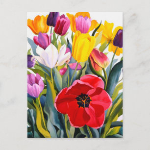 Carte Postale Tulipes 2007