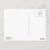 Carte Postale Tulipes argentées et roses (Dos)