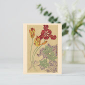 Carte Postale Tulipes Art Nouveau (Debout devant)