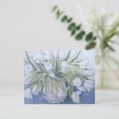 Carte Postale Tulipes blanches (Debout devant)