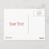 Carte Postale Tulipes colorées (Dos)