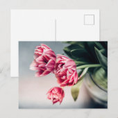Carte Postale Tulipes dans un vase (Devant / Derrière)