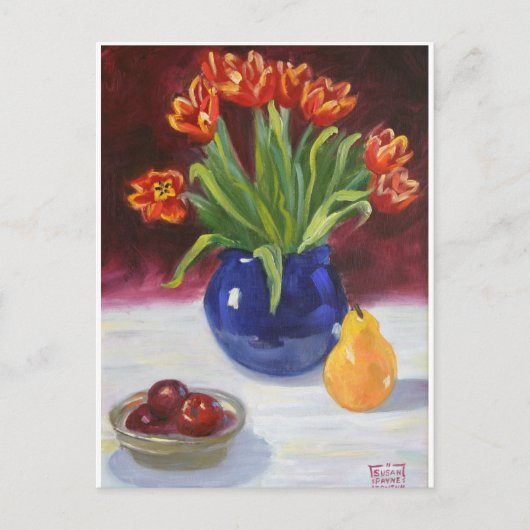 Carte Postale Tulipes d'avril (Devant)