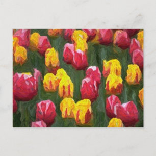 Carte Postale Tulipes de printemps