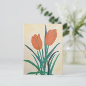 Carte Postale Tulipes orange (Debout devant)