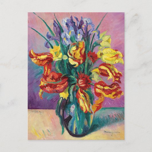 Carte Postale Tulipes perroquets | Henri Manguin (Devant)