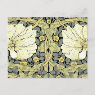 Carte Postale Tulipes Pimpernel Art Botanique de William Morris