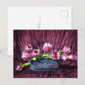Carte Postale Tulipes pour toi ... (Devant / Derrière)