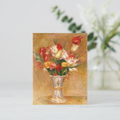 Carte Postale Tulipes, Renoir (Debout devant)