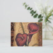 Carte Postale Tulipes rouges II (Debout devant)