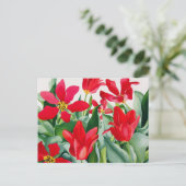 Carte Postale Tulipes Shakespeare (Debout devant)