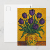 Carte postale Tulips (Devant / Derrière)