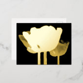 Carte postale Tulips Gold Foil Holiday (Recto/Verso)