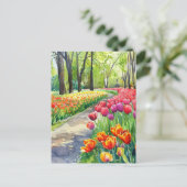 Carte Postale Tulips in The Park (Debout devant)