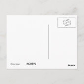 CARTE POSTALE TULIPS MULTICOLORÉS (Dos)