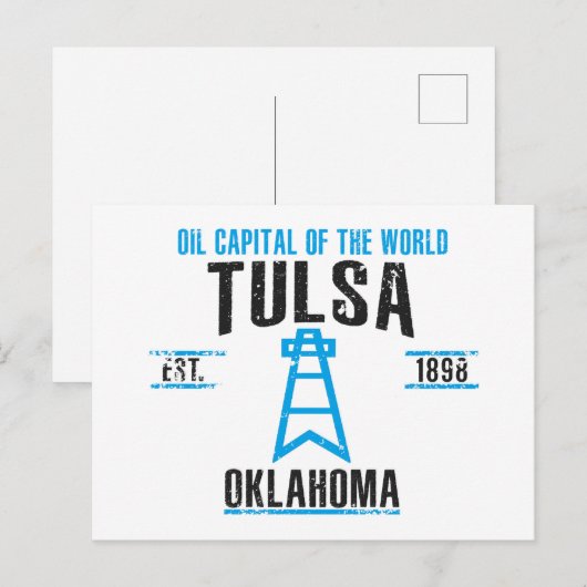 Carte Postale Tulsa (Devant / Derrière)