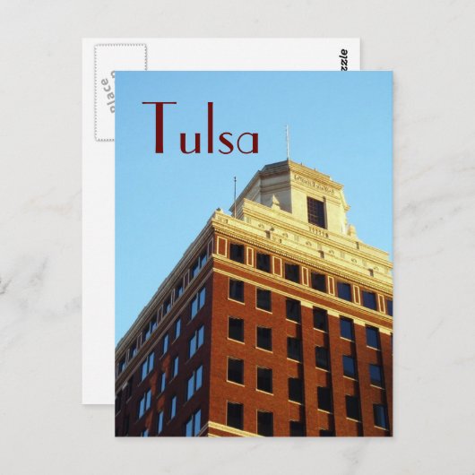 Carte postale Tulsa OK (Devant / Derrière)