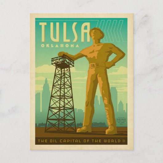 Carte Postale Tulsa, OK - Oil Capital (Devant)