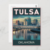 Carte Postale Tulsa, Oklahoma (Devant / Derrière)