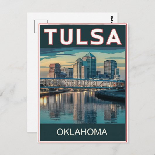Carte Postale Tulsa, Oklahoma (Devant / Derrière)