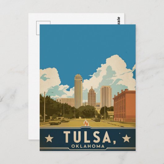 Carte Postale Tulsa, Oklahoma (Devant / Derrière)