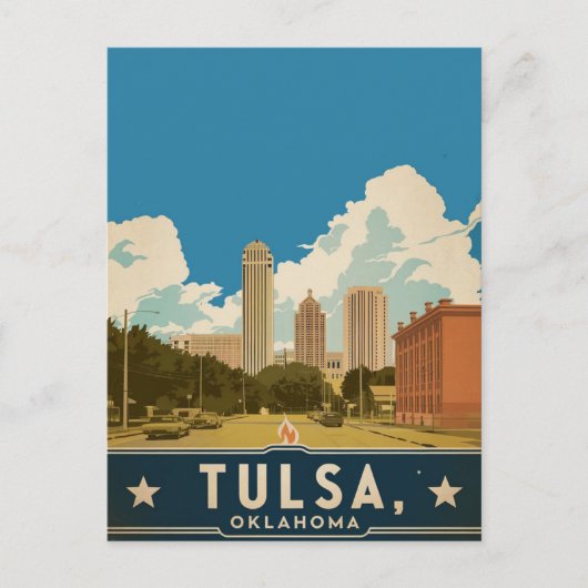 Carte Postale Tulsa, Oklahoma (Devant)