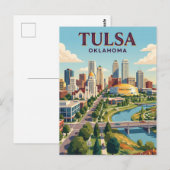 Carte Postale Tulsa, Oklahoma (Devant / Derrière)