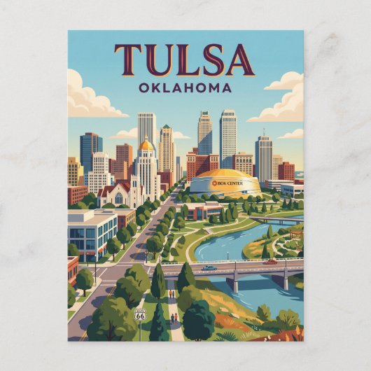Carte Postale Tulsa, Oklahoma (Devant)